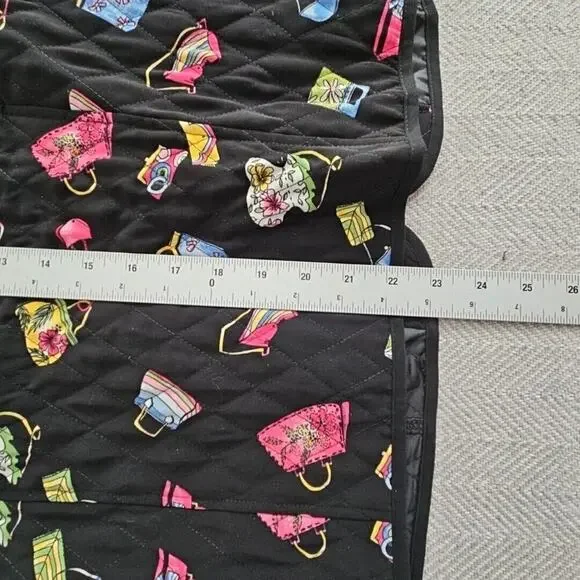 Requirements Women's Jacket Petite PM Black Quilted Purses Zipper Pockets - Picture 13 of 13